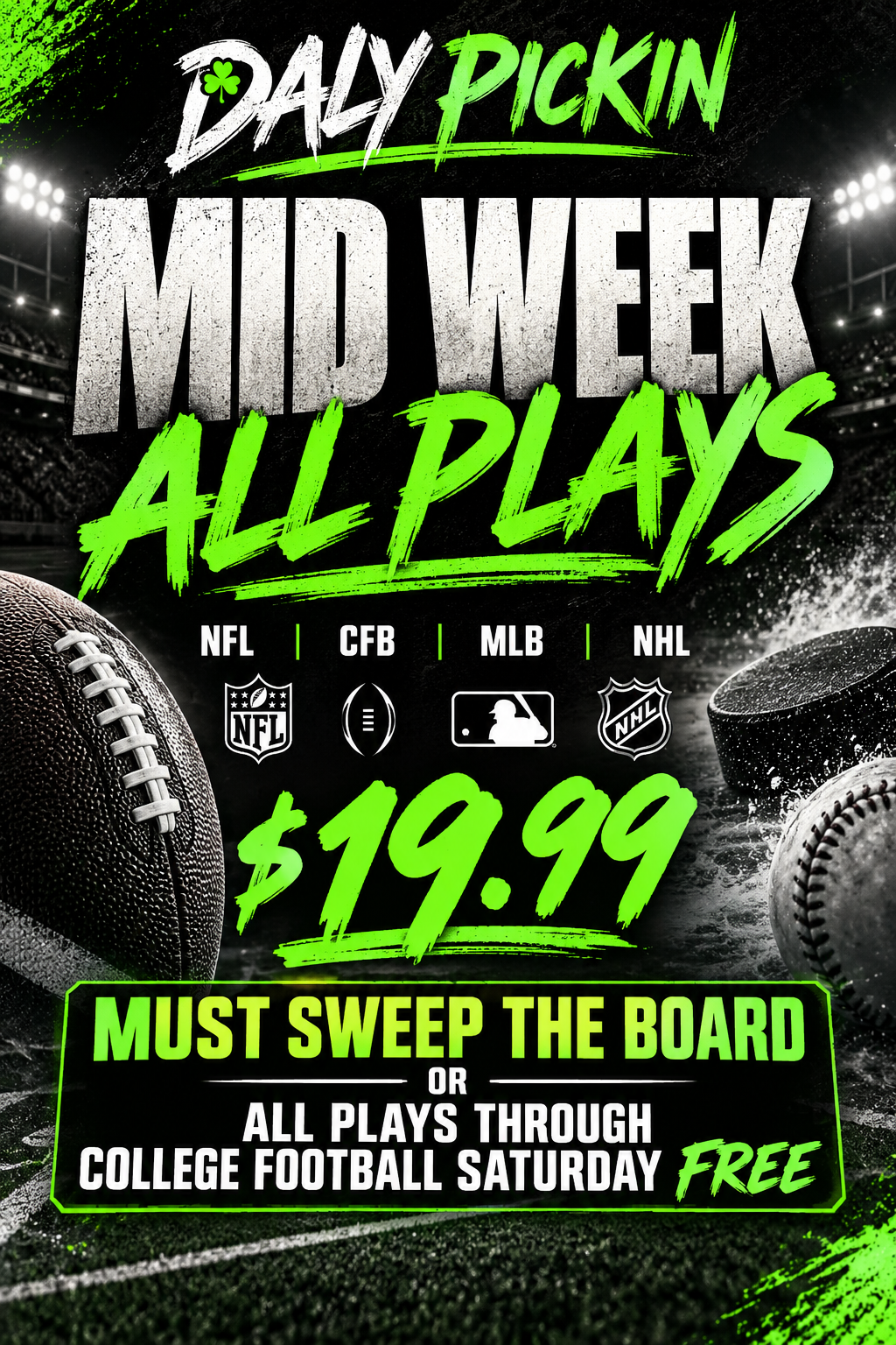 Mid Week ALL PLAYS