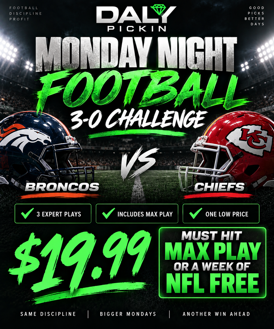 🚨 MNF 3-0 CHALLENGE